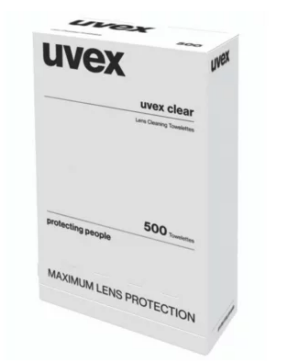 Picture of uvex clear lens cleaning towelettes 500 pack (wall dispenser)