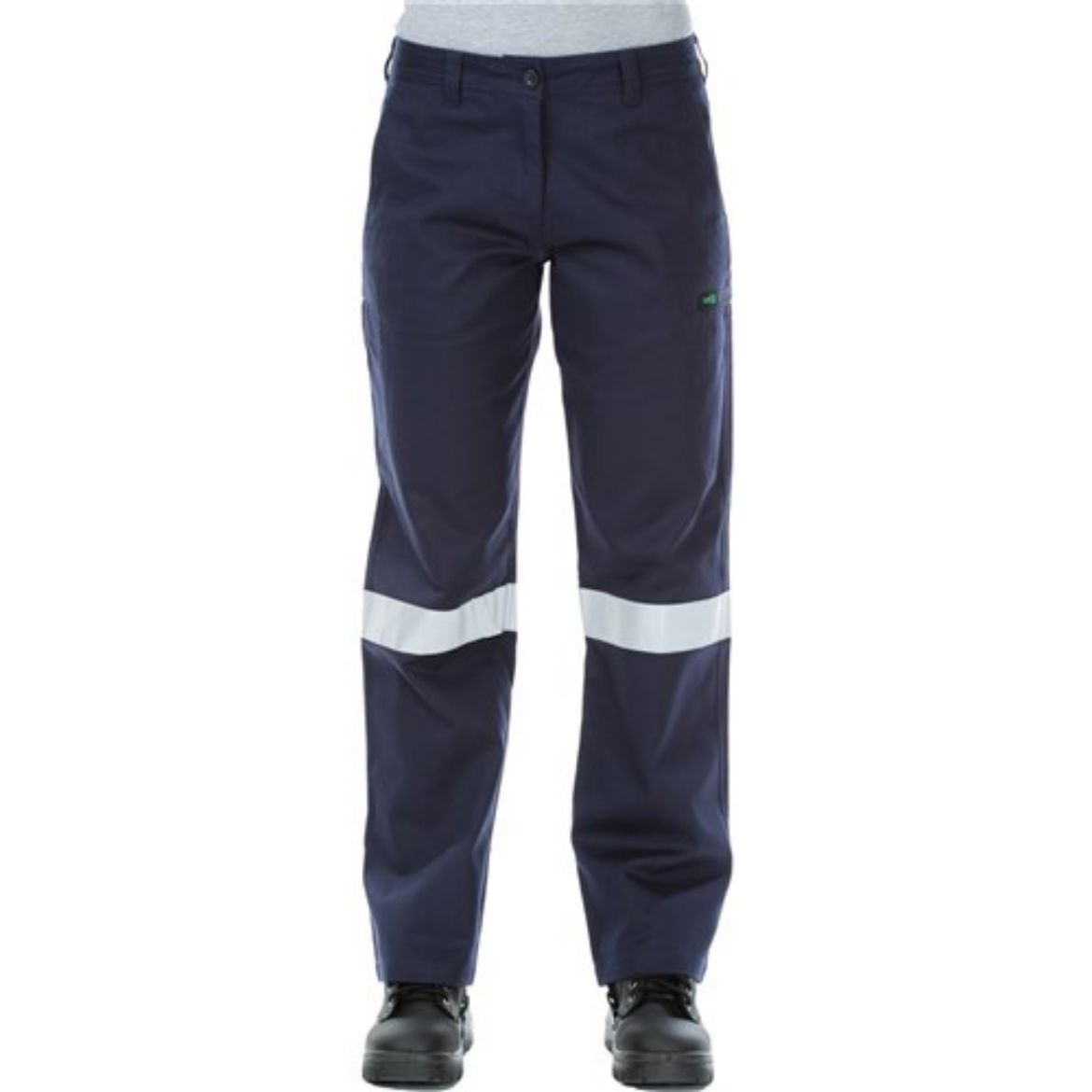 Picture of WORKIT WOMENS MIDWEIGHT COTTON DRILL TAPED CARGO PANTS