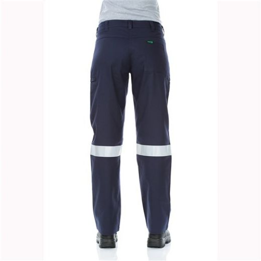 Picture of WORKIT WOMENS MIDWEIGHT COTTON DRILL TAPED CARGO PANTS