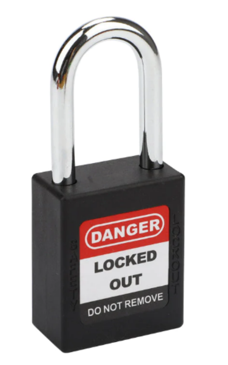 Picture of Halo Safety - 38MM SAFETY LOCK BLACK KD ONE KEY