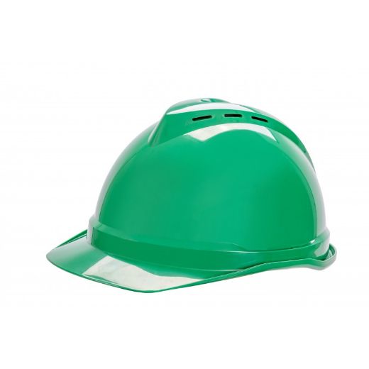 Picture of MSA HARD HAT V-GARD 500, WHITE 6 PT VENTED PUSH-KEY SUSPENSION