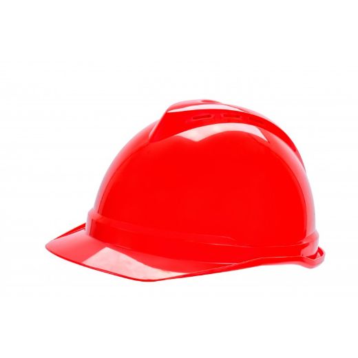 Picture of MSA HARD HAT V-GARD 500, WHITE 6 PT VENTED PUSH-KEY SUSPENSION