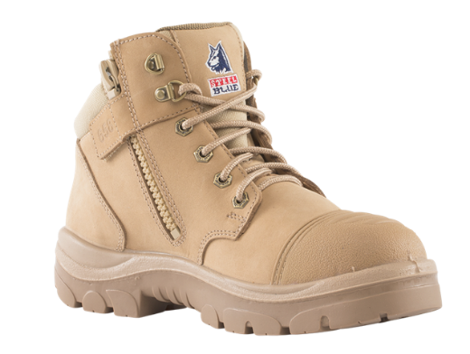 Picture of STEEL BLUE PARKES ZIP SCUFF CAP SAFETY BOOT