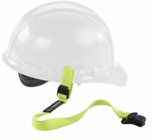 Picture of Ergodyne - Squids 3155 Elastic Hard Hat Lanyard With Clamp 0.9kg - Lime
