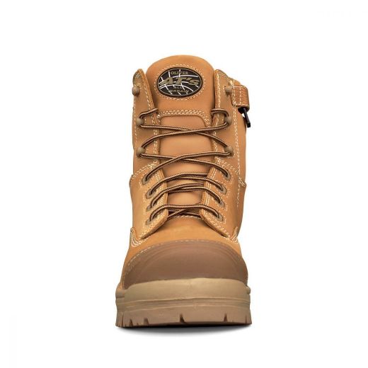Picture of OLIVER 150MM Wheat Zip Sided Lace Up Boot