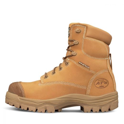 Picture of OLIVER 150MM Wheat Zip Sided Lace Up Boot