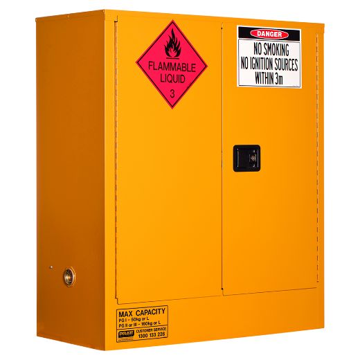 Picture of PRATT FLAMMABLE CABINET 160LTR 2 DOOR, 2 SHELF