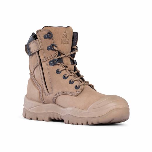 Picture of Mongrel Stone High Leg ZipSider Boot w/ Scuff Cap - RUBBER/PU