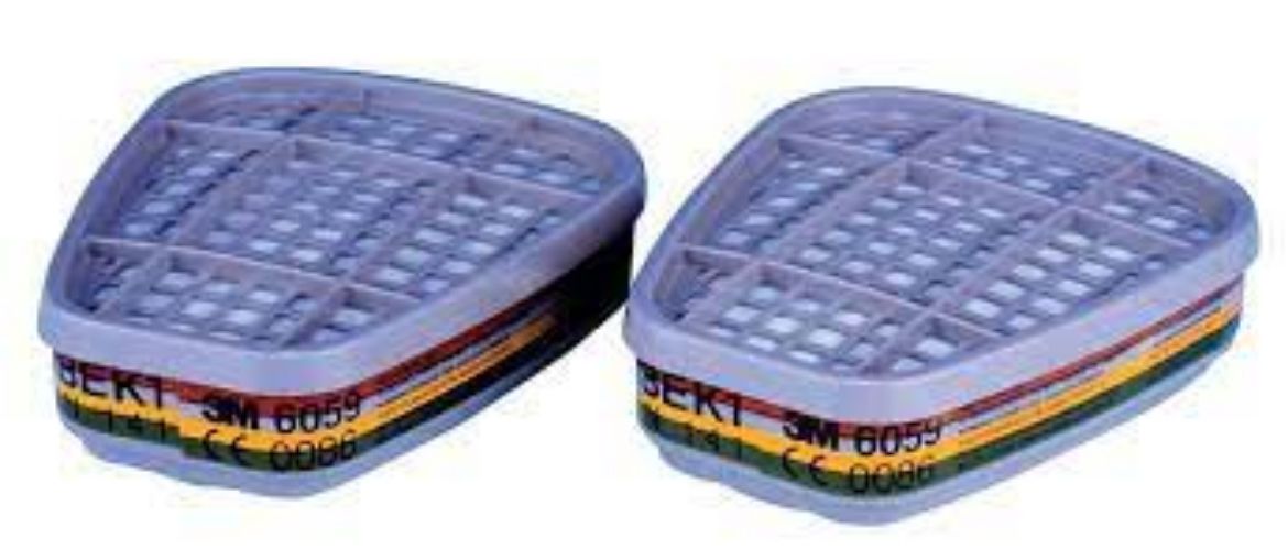 Picture of 3M™ Multi Gas/Vapour Cartridge Filter 6059, A1B1E1K1