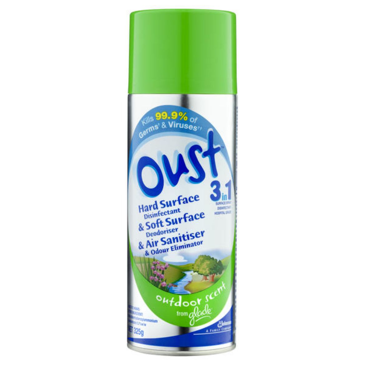 Picture of OUST 3IN1 HOSPITAL GRADE DISENFECTANT - OUTDOOR SCENT 325G