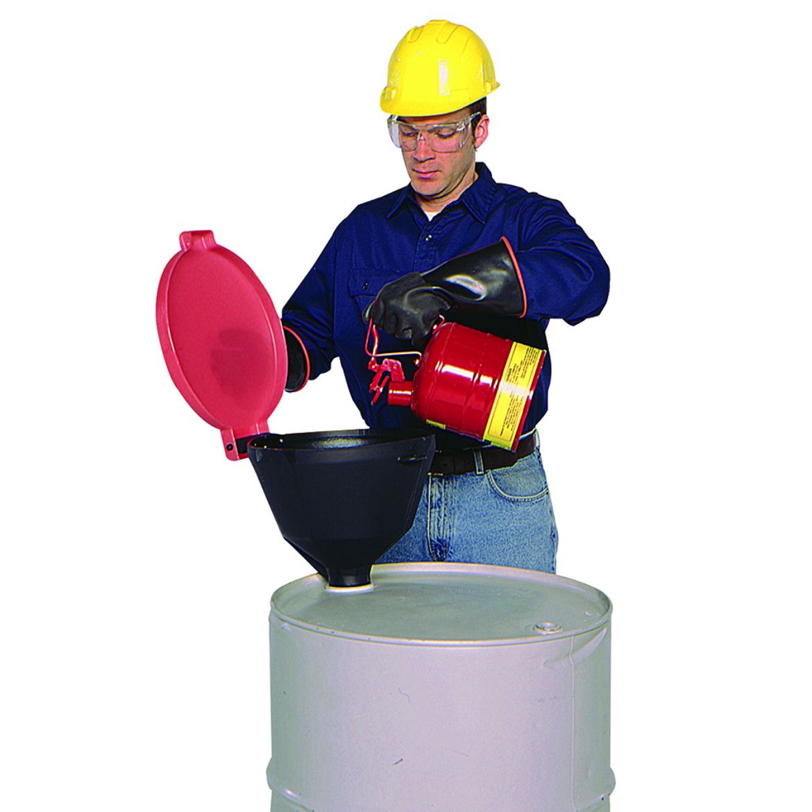 Picture of PRATT BURP FREE FUNNEL WITH WITH STANDARD LOCKABLE LID