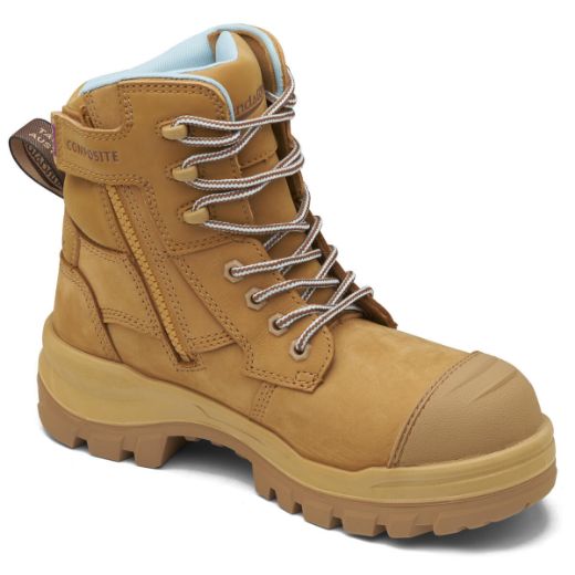 Picture of RotoFlex Women's Wheat Water Resistant ZIP SIDED Composite Toe