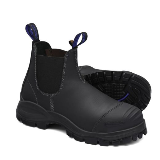Picture of Blundstone Black Elastic Side Safety Boot