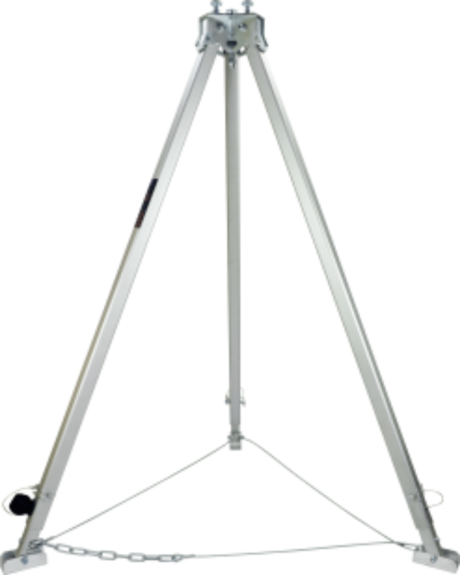 Picture of Triboc - Tripod. Adjustable to 2.3mt. Certified for both personnel & material lifting & lowering. Includes leg chain. - 1600 -2500mm