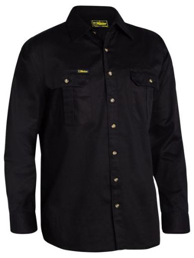 Picture of Bisley Original Cotton Drill Shirt - Long Sleeve
