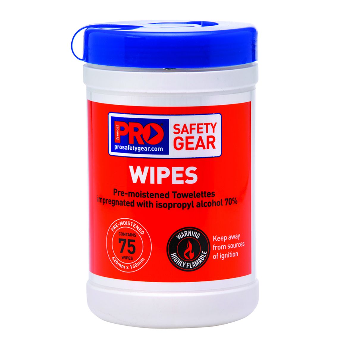Picture of ISO PROPYL CLEANING WIPES - CANNISTER OF 75
