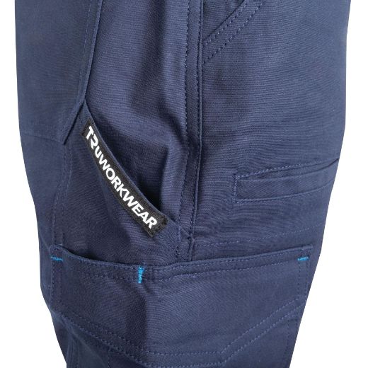 Picture of TRu Workwear Midweight Cotton Stretch Cargo Trousers