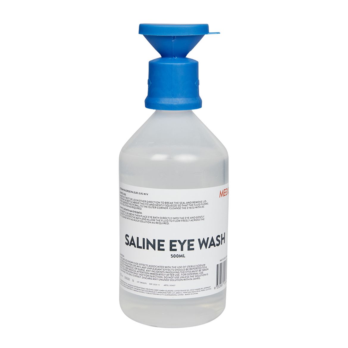 Picture of MEDIQ EYEWASH SALINE SOLUTION 500mL