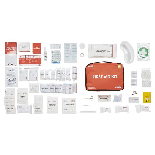 Picture of MEDIQ ESSENTIAL FIRST AID KIT WORKPLACE RESPONSE IN ORANGE SOFT PACK 1-25 PERSONS LOW RISK