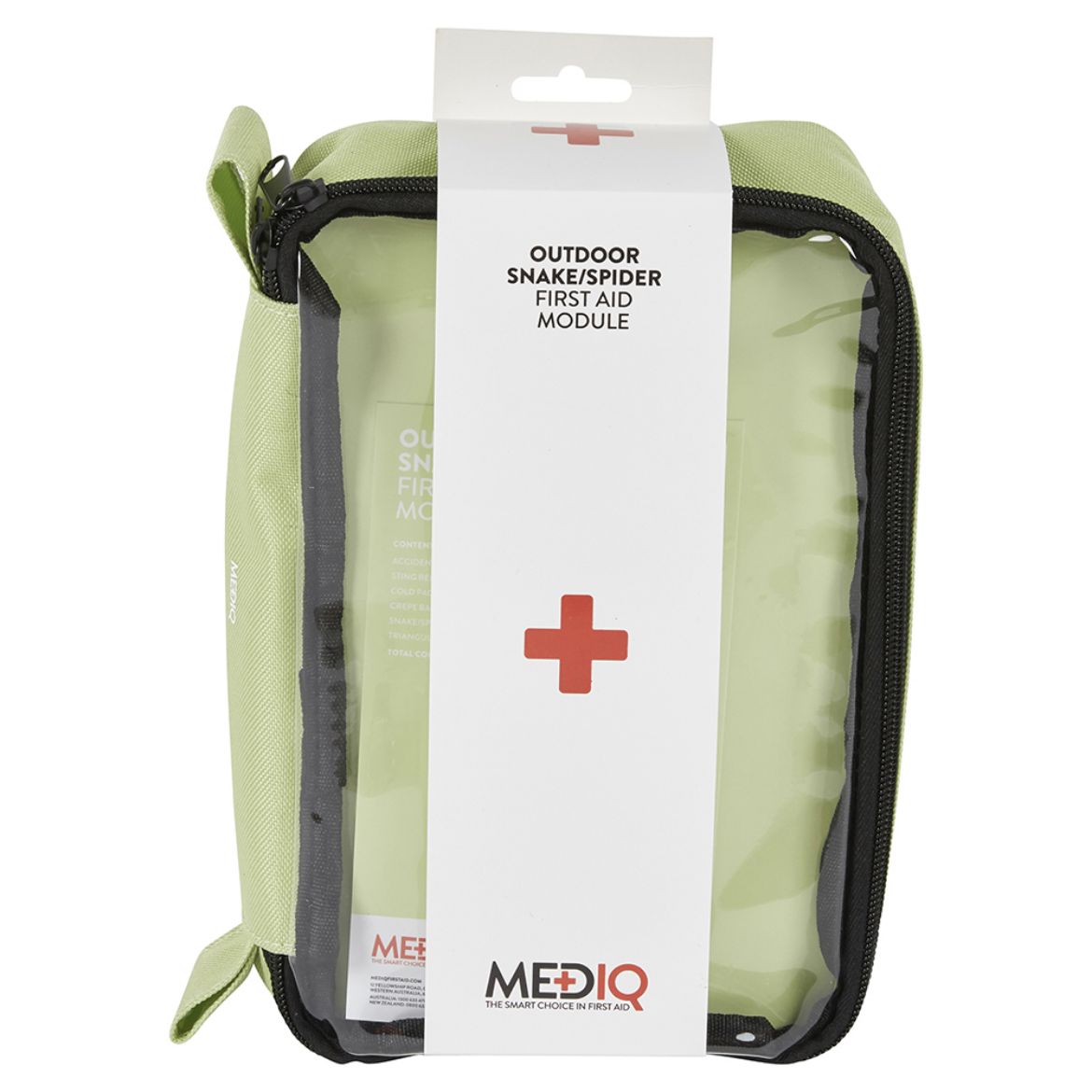 Picture of MEDIQ INCIDENT READY FIRST AID MODULE OUTDOOR / SNAKE / SPIDER IN LIME SOFTPACK