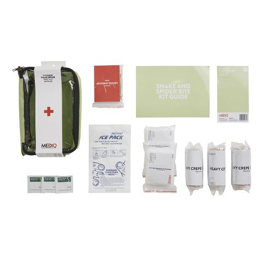 Picture of MEDIQ INCIDENT READY FIRST AID MODULE OUTDOOR / SNAKE / SPIDER IN LIME SOFTPACK