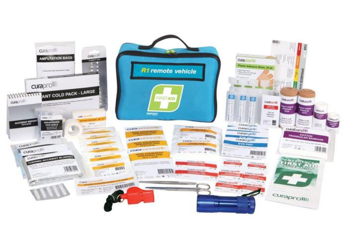 Picture of First Aid Kit, R1, Remote Vehicle, Soft Pack
*Vehicle Compliant Kit covering 1-10 people in a Vehicle, suitable for remote area*