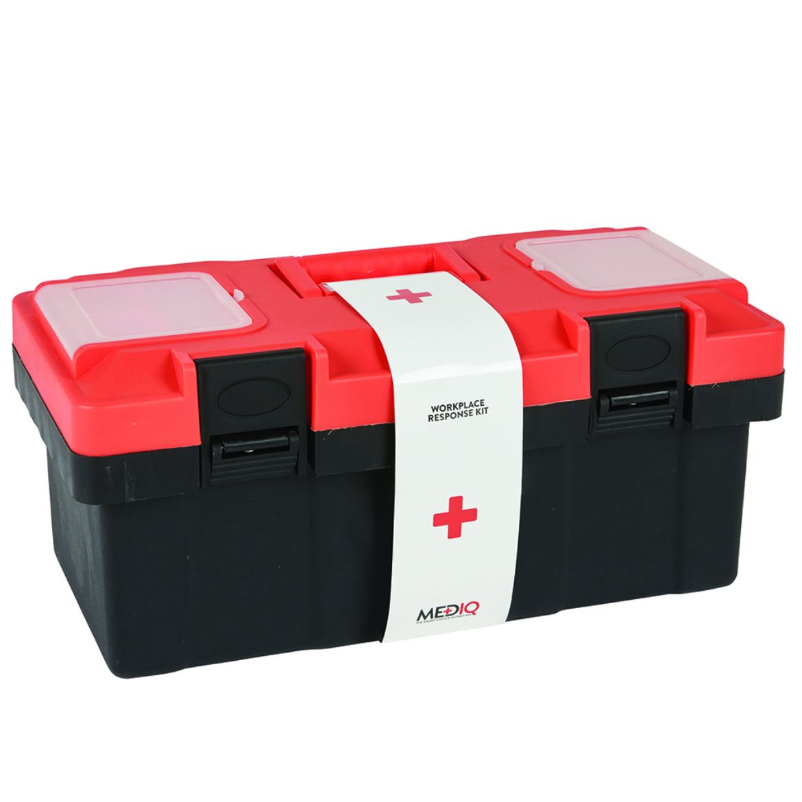 Picture of MEDIQ PLASTIC TACKLE BOX EMPTY ORANGE/BLACK (SUIT FAEWT, FAEIT, FAMKS)