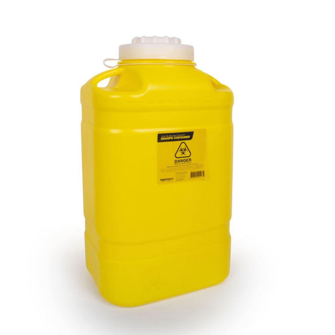 Picture of SHARPS CONTAINER, PLASTIC, 19L, YELLOW