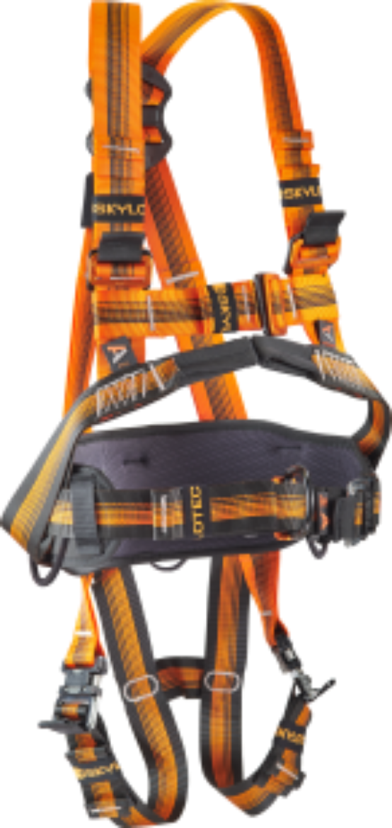 Picture of FALC - Compliance level all purpose harness with frontal and dorsal attachment points. Includes side D Rings for work position and confined space loops - XS to M