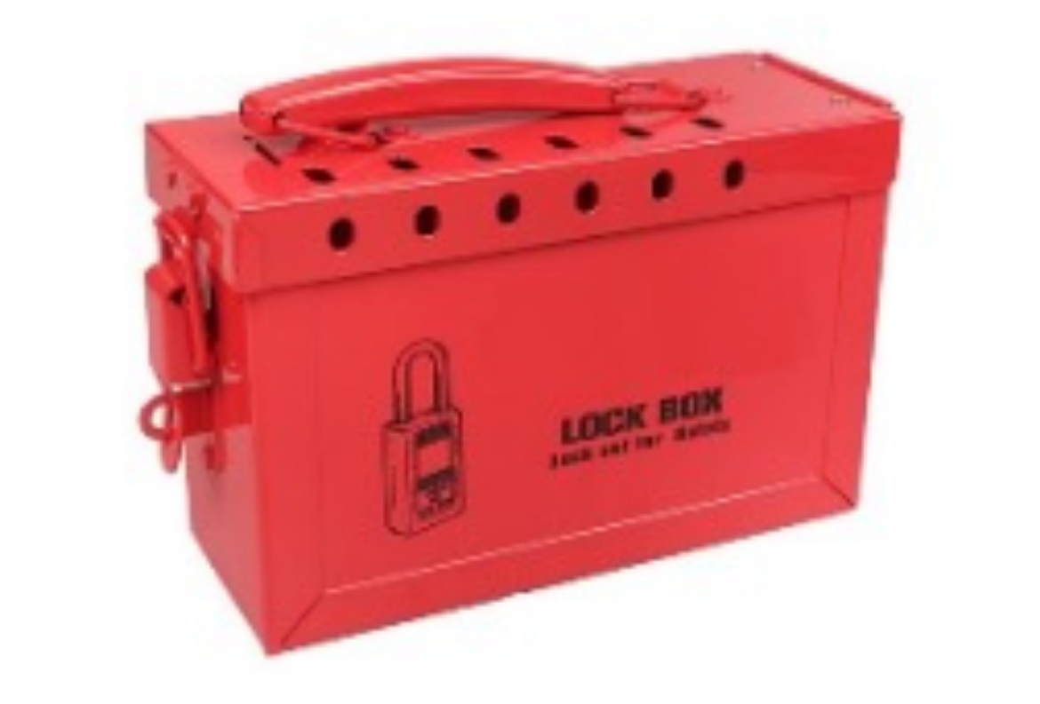 Picture of GROUP LOCKOUT BOX RED