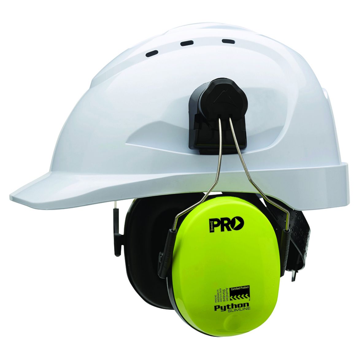 Picture of PYTHON SLIMLINE HARD HAT EARMUFFS - CLASS 5, 31DB (A)