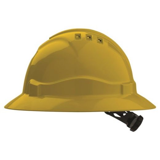 Picture of HARD HAT (V6) - VENTED, FULL BRIM, 6 POINT RATCHET HARNESS