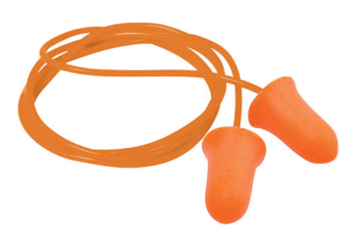 Picture of Bell Shaped Corded Disposable Earplug Class 4 22db