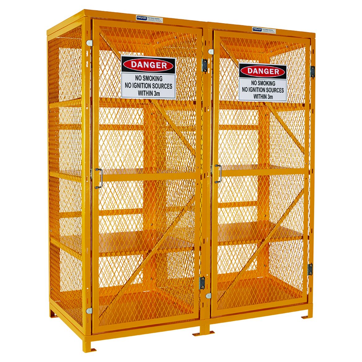 Picture of PRATT AEROSOL CAGE 4 STORAGE LEVELS UP TO 800 CANS. FLAT PACKED