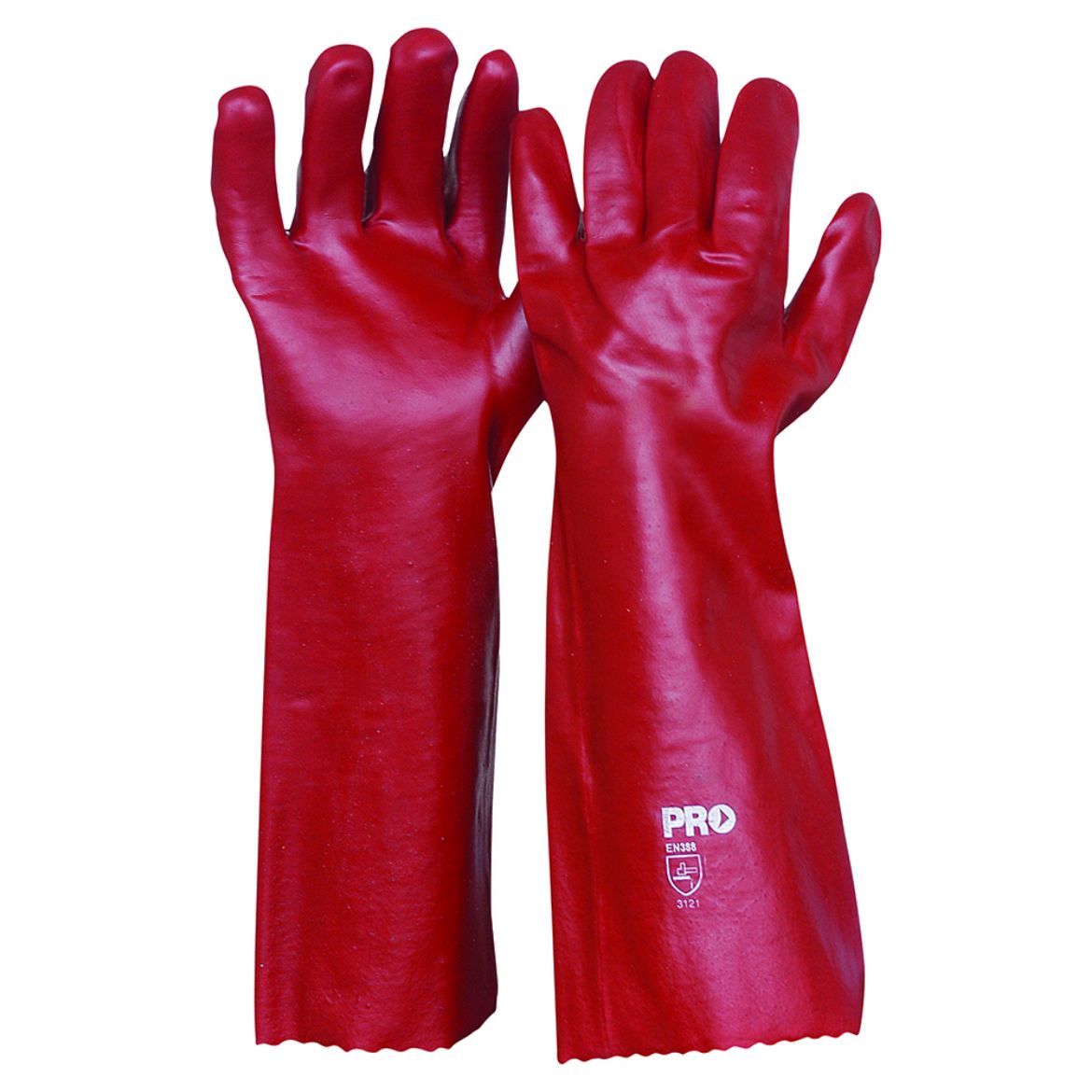 Picture of RED PVC SINGLE DIP - LENGTH 45CM - ONE SIZE FITS MOST