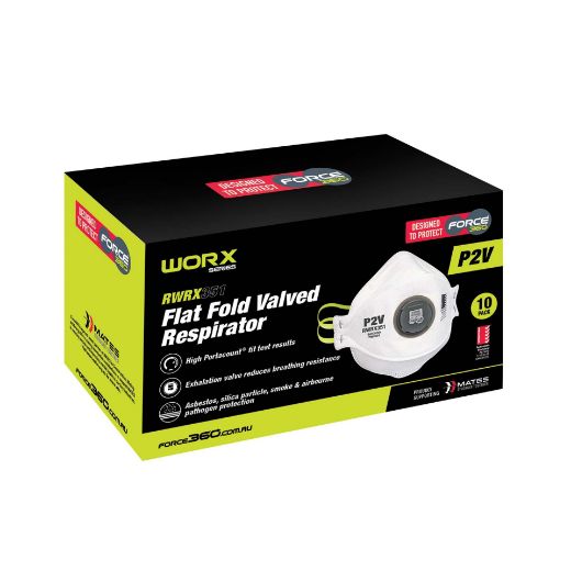 Picture of P2V Flat Fold Valved Respirator- Box of 10