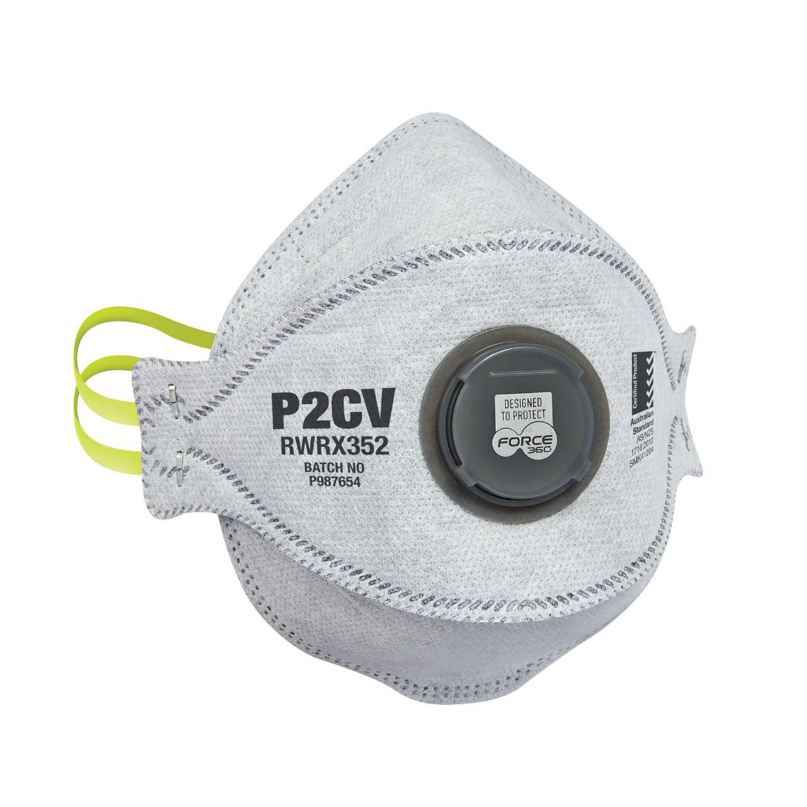 Picture of P2CV Flat Fold Valved Carbon Respirator