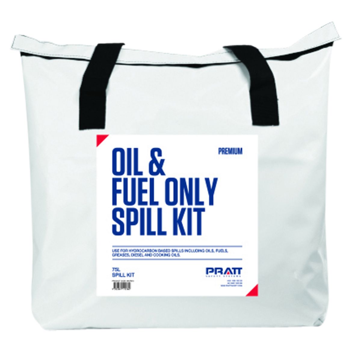 Picture of PRATT WHITE OIL AND FUEL PVC SPILL KIT BAG ONLY - 75LTR