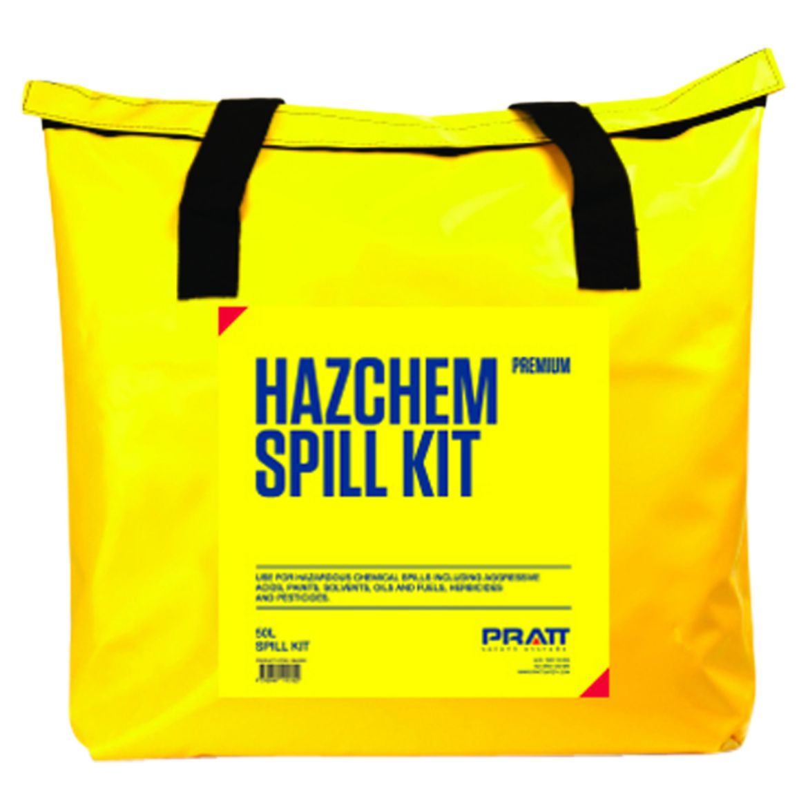 Picture of PRATT YELLOW HAZCHEM PVC SPILL KIT BAG ONLY - 50LTR