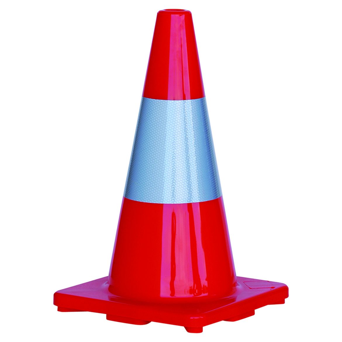 Picture of ORANGE TRAFFIC CONE WITH REFLECTIVE STRIP - 450MM