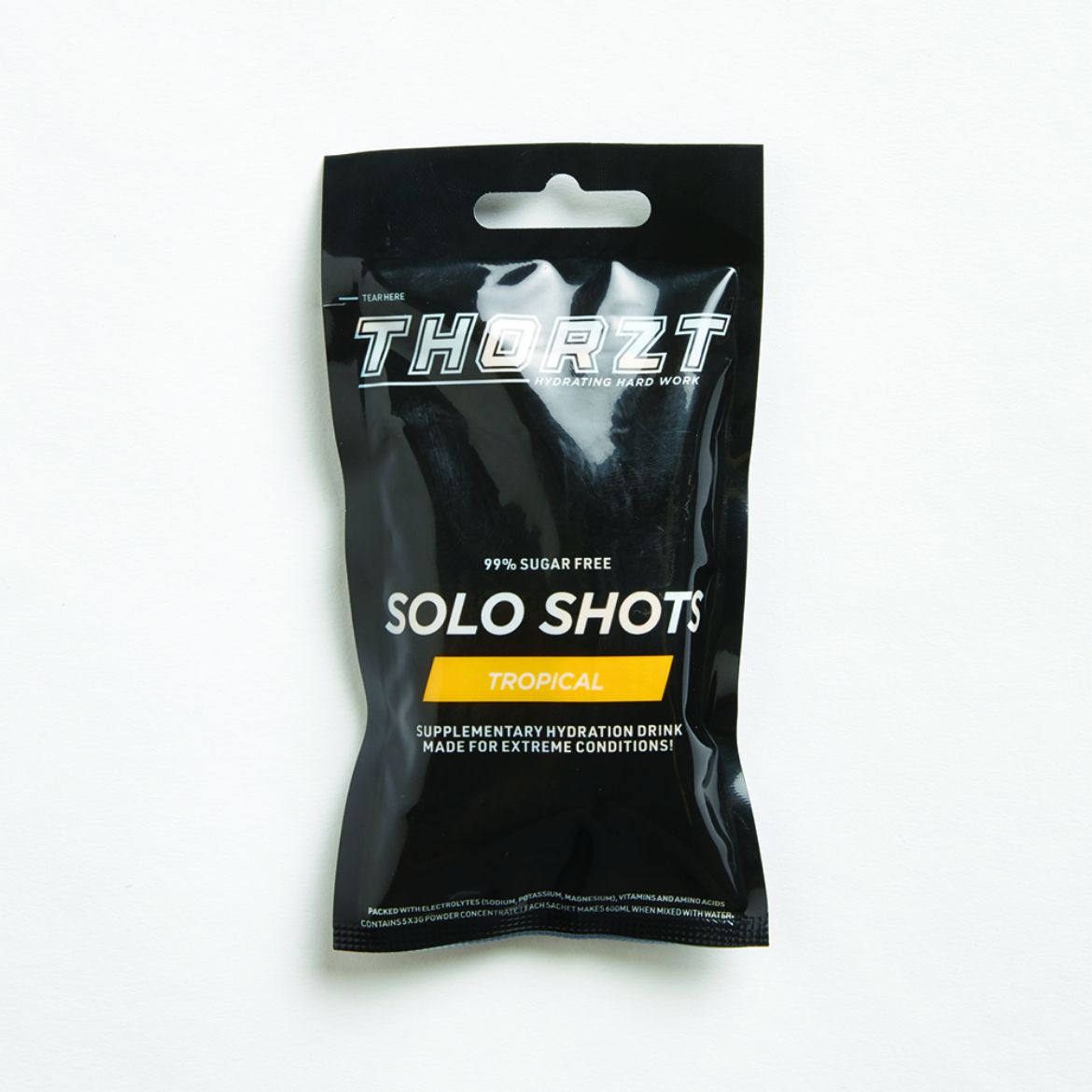 Picture of THORZT FIVE PACK SUGAR FREE SOLO SHOT TROPICAL - 5 SACHETS