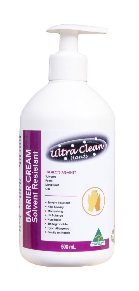 Picture of Ultra Clean Hands – Barrier Cream (Solvent Resistant) 500ml Pump