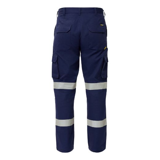 Picture of WorkCraft REFLECTIVE CARGO COTTON DRILL TROUSER