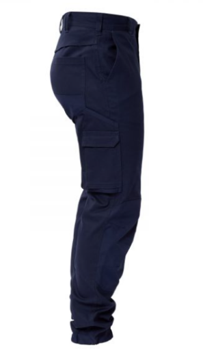 Picture of WORKCRAFT STRETCH CARGO PANTS WITH ELASTICISED HEM