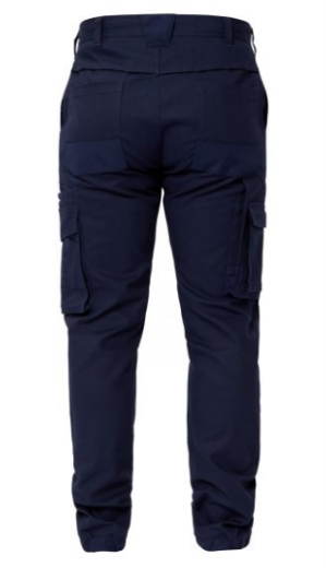 Picture of WORKCRAFT STRETCH CARGO PANTS WITH ELASTICISED HEM