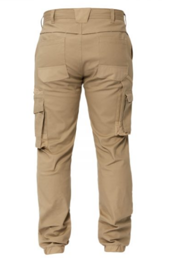 Picture of WORKCRAFT STRETCH CARGO PANTS WITH ELASTICISED HEM