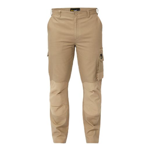 Picture of WorkCraft STRETCH CARGO PANTS WITH KNEE DART