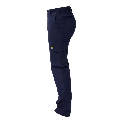 Picture of WorkCraft STRETCH CARGO PANTS WITH KNEE DART