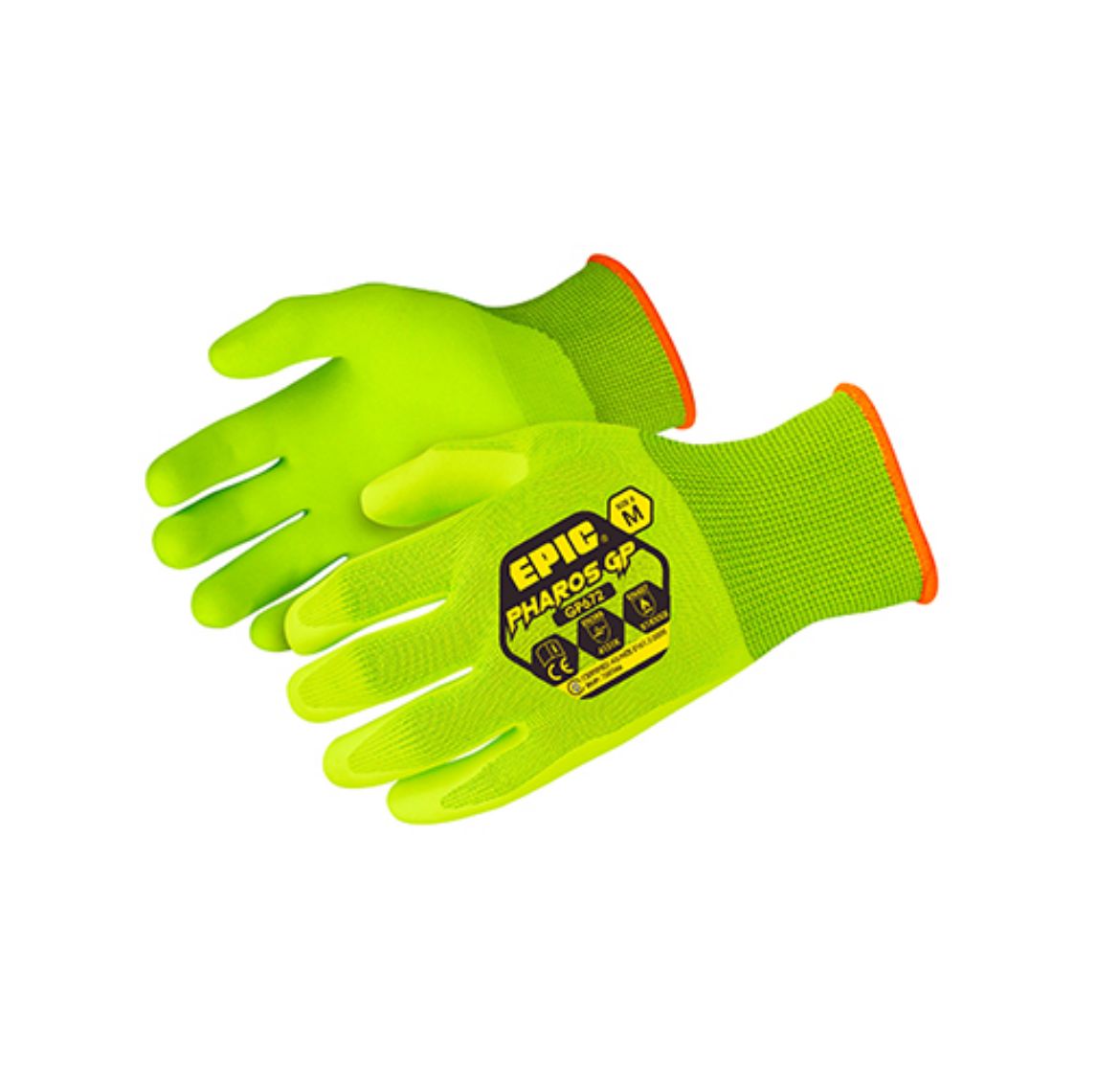 Picture of Glove EPIC® Grappler® GP Hi Vis Nitrile