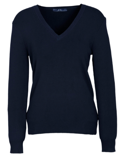 Picture of Womens V-Neck Knit Pullover